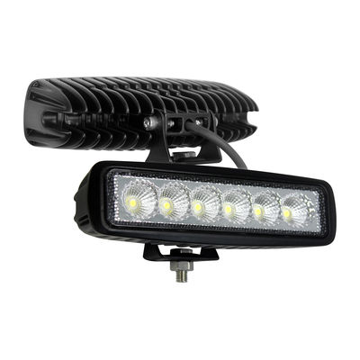 Mini LEIDENE van de vloed Rechthoekige 6 Duim Lichte Bar IP69k 30W 6000K