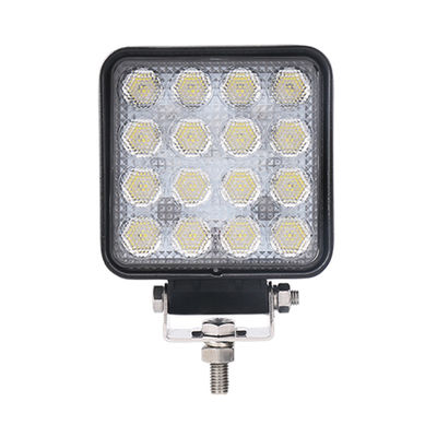 De Spot-bundel van LEIDEN van IP69K 48W het Werklamp Lichten Zwarte Vierkante Off Road