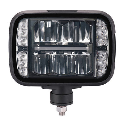 kwaliteit  Black SAE 5 X 7 LED Snow Plow Headlights 30W 6000K High Low Beam fabriek