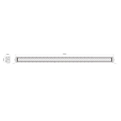 De dubbele Rij leidde Licht Verlichtingssysteem Barosram de HOOFD van Chip Truck Light Bar Offroad