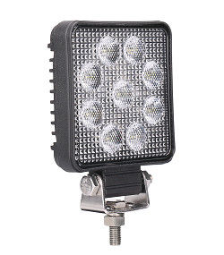 Van Offroad Zuivere Witte Vierkante LEIDENE van 9W de Waterdichte Lichten 12V het Werkvloed