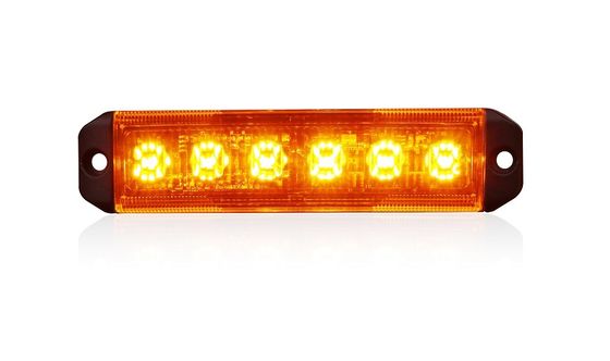 De Spaander van LEIDENE van 6PCS*1W Osram Opvlammende LEIDENE Waarschuwingslichten R65 Off Road Vloedlichten