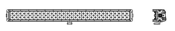 180W het Licht van het waterbewijs boog de Dubbele Drijfverlichting van Rijcree led light bar offroad
