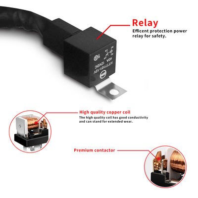 12V 30A 150w leidde Lichte Bar de Uitrustingsoem van de Bedradingsuitrusting Automobiel Bedradingsschakelaars