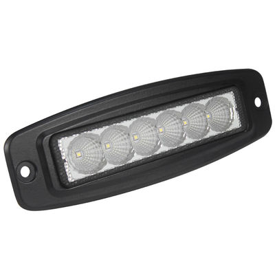 Gelijkstroom 10V 6 Slanke LEIDENE van de Duim Enige Rij ultra Barvloed zet 4x4 6pcs op
