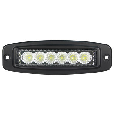 6 duim6pcs*3w Bridgelux zet de ultra Slanke LEIDENE Barvloed Vloedstraal voor Motorfiets op