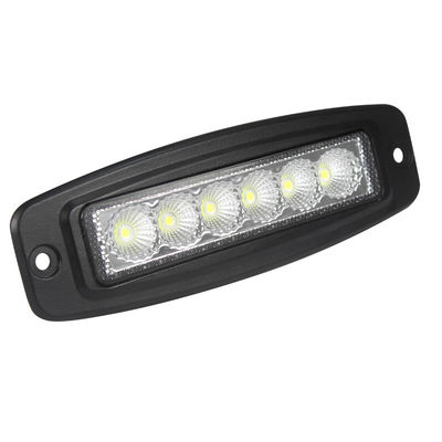 6 duim6pcs*3w Bridgelux zet de ultra Slanke LEIDENE Barvloed Vloedstraal voor Motorfiets op